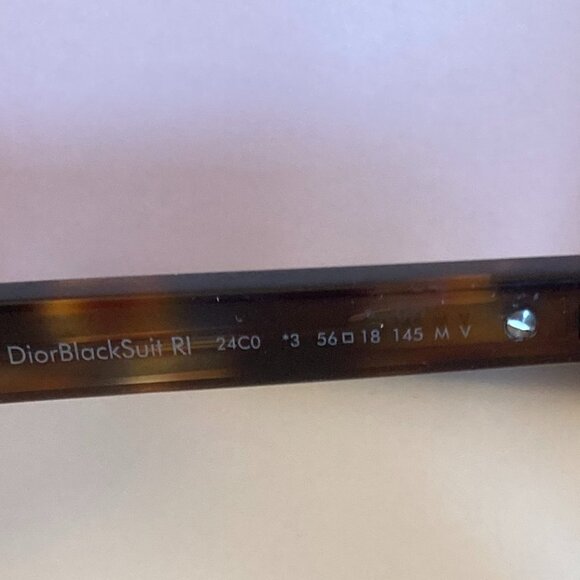 Dior BackSuit RI Brown tortoiseshell effect pantos sunglasses main image 6